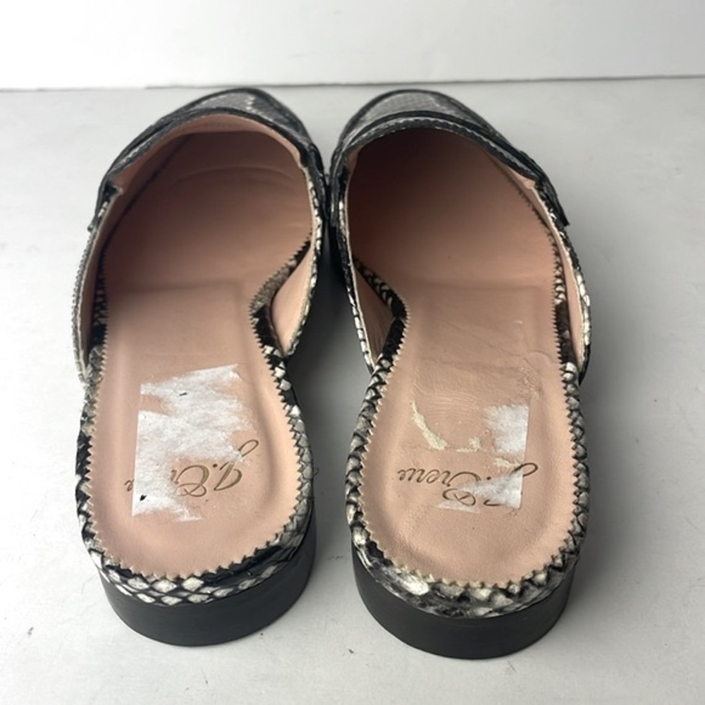 J Crew Academy Snake Print Penny Loafers 7 - Picture 4 of 9